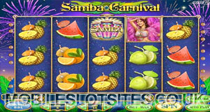 samba carnival mobile slot