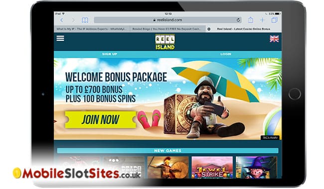 reel island mobile casino