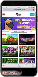 kaiser mobile slots