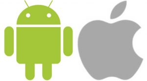 Android and Apple Logos